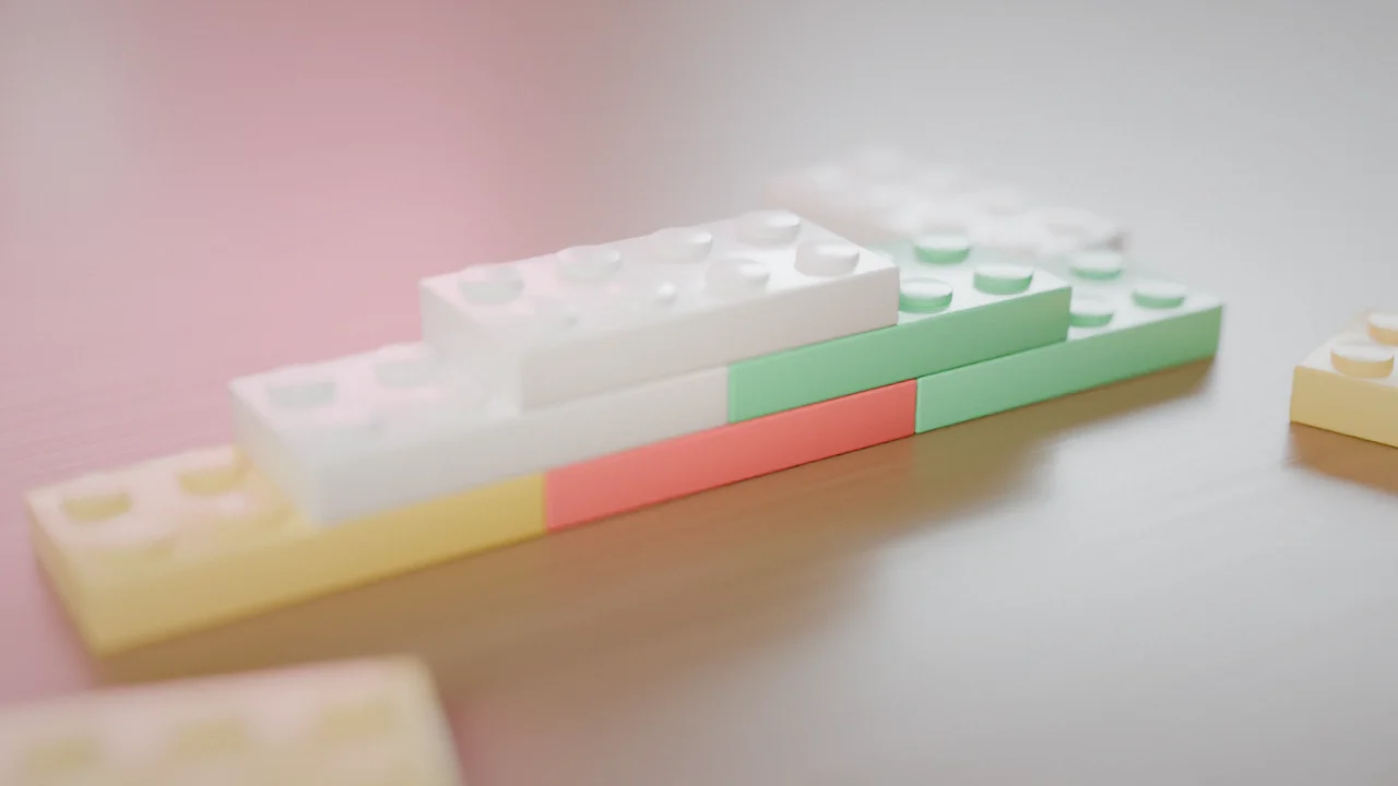 Side-by-side comparison chart of no-code versus custom software development
